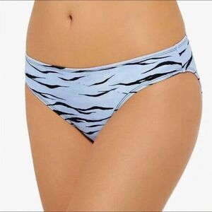Hula Honey Juniors' Wild Cat Bikini Swim Bottoms Blue Small NWT